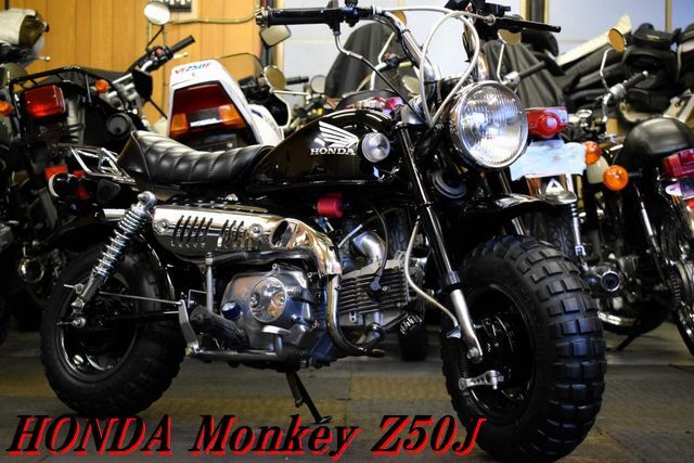 HONDA モンキー Z50J フルカスタム KITACO88ccボアアップ PC20BIGキャブ クリッピングポイントマフラー 整備済 レスポンス抜群 E/G絶好調拍卖