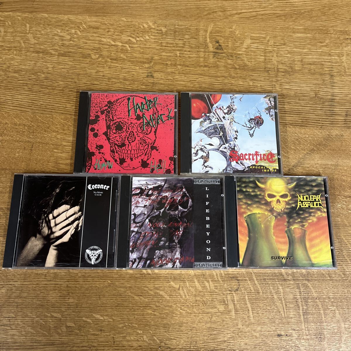 ⑤ スラッシュメタル CD 5枚セット Coroner Nuclear Assault 他拍卖