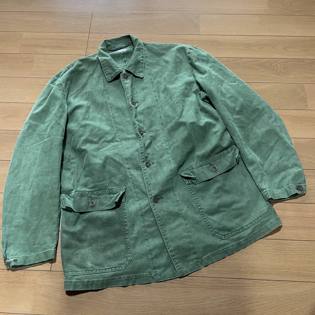 N-6 ユーロミリタリー C 48/スウェーデン軍 M59 ワーク/フィールドJKT オールド・ビンテージ 60's-70's拍卖
