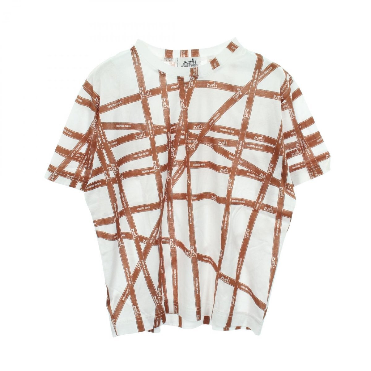 エルメス ボルデュックリボン ブランドオフ HERMES コットン 半袖Tシャツ 中古 レディース拍卖