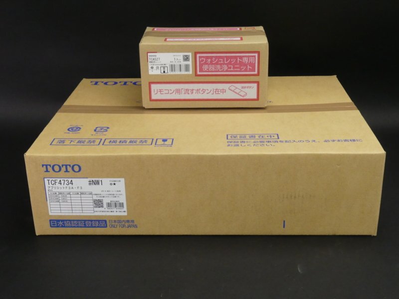g604 未開封 未使用 TOTO アプリコット F3A TCF4734 NW1 リモコン付 TCA527 ウォシュレット 温水洗浄便座 No5拍卖