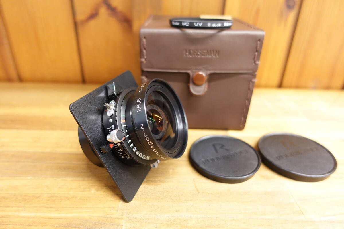 美品 ローデンシュトック RODENSTOCK グランダゴンN Grandagon-N 1:6.8 f=75mm GERMANY COPEL 0大判 カメラレンズ ケース付拍卖