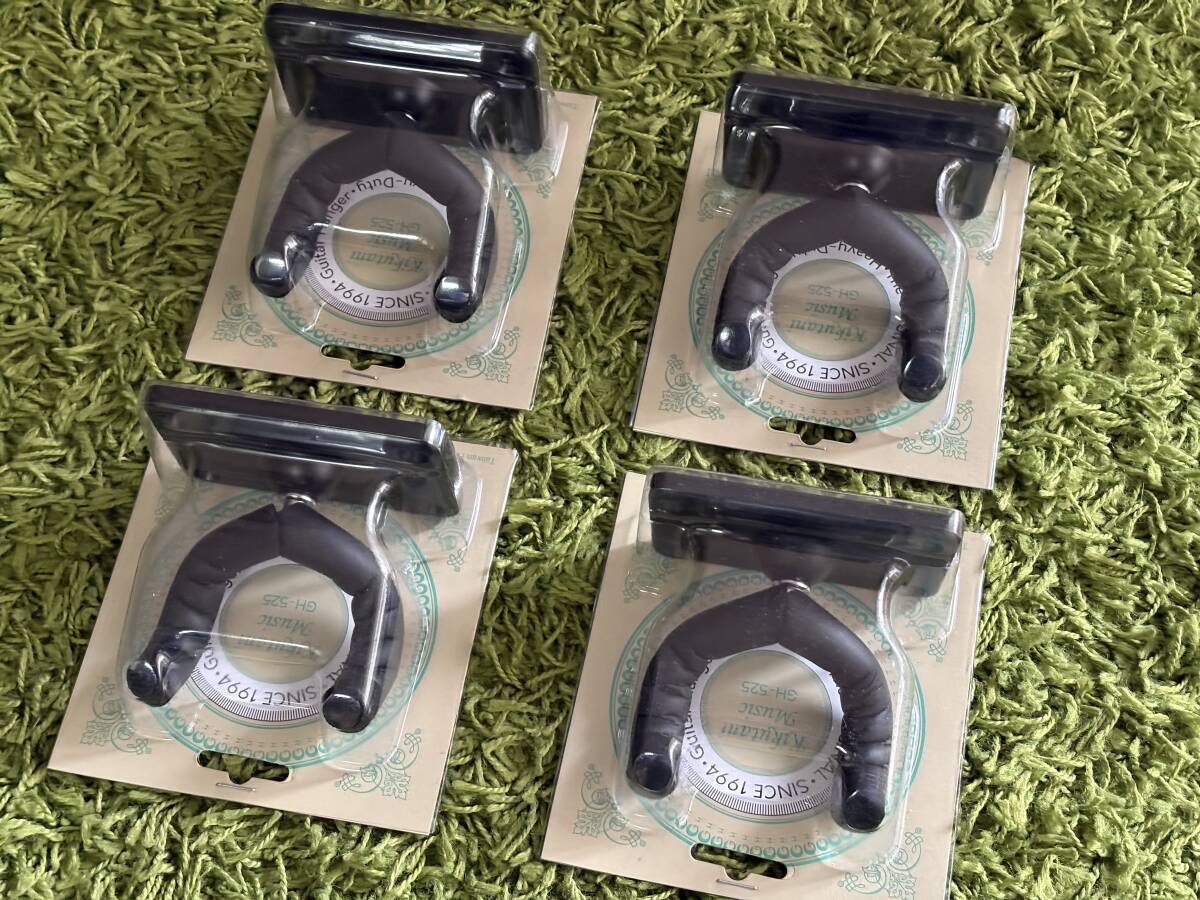 KIKUTANI/キクタニ ギターハンガー GH-525 ★未使用品★ 未開封 ★1円スタート★ 4個セット アルミダイキャスト製拍卖