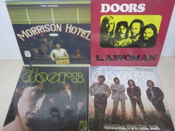 LP・DOORS USA盤 EKS 4セット・THE DOORS, L.A.WOMAN, WAITING FOR THE SUN, MORRISON HOTEL・ドアーズ/8-47拍卖