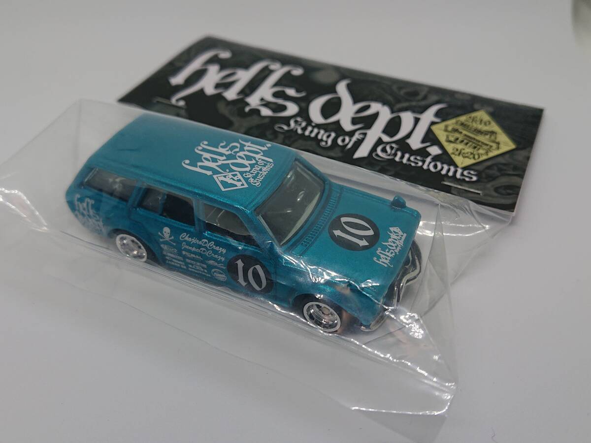 Hells Dept '71 DATSUN 510 WAGON ヘルズデプト '71 ダットサン510ワゴン スカル付き カスタム品拍卖