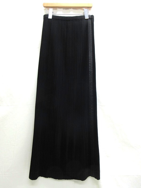 ISSEY MIYAKE イッセイミヤケ プリーツスカート Skirt S IM71-FG601 ブラック ポリエステル100% 三宅一生 日本製拍卖