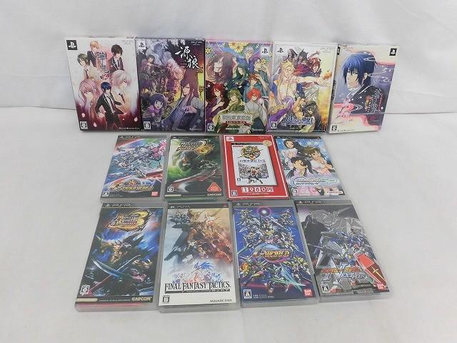 中古品 ゲーム PSP ソフト 13点 神々の悪戯 華鬼 SDガンダム ジージェネレーション ワールド 等 グッズセット拍卖