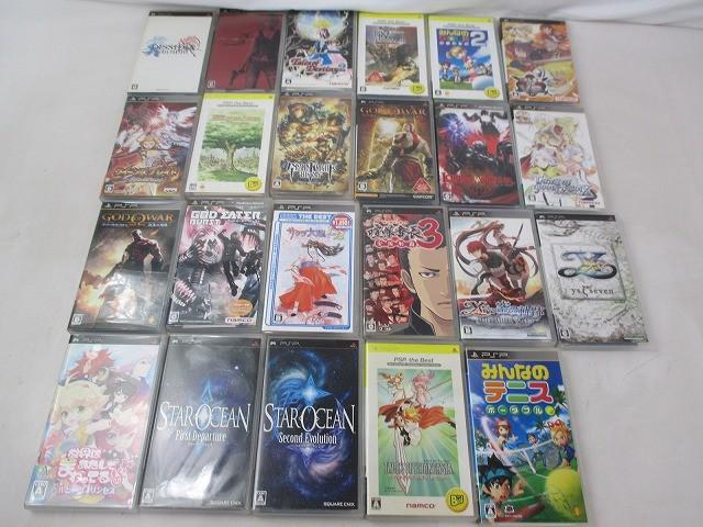 中古品 ゲーム PSP ソフト 23点 クイーンズブレイド ロード オブ アルカナ 等 グッズセット拍卖