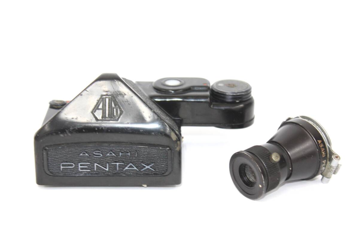 15 中古 PENTAX6×7 マグニファイヤー ビューファインダー プリズムファインダー 2点セット ジャンク品 まとめ 中判カメラ ペンタックス拍卖