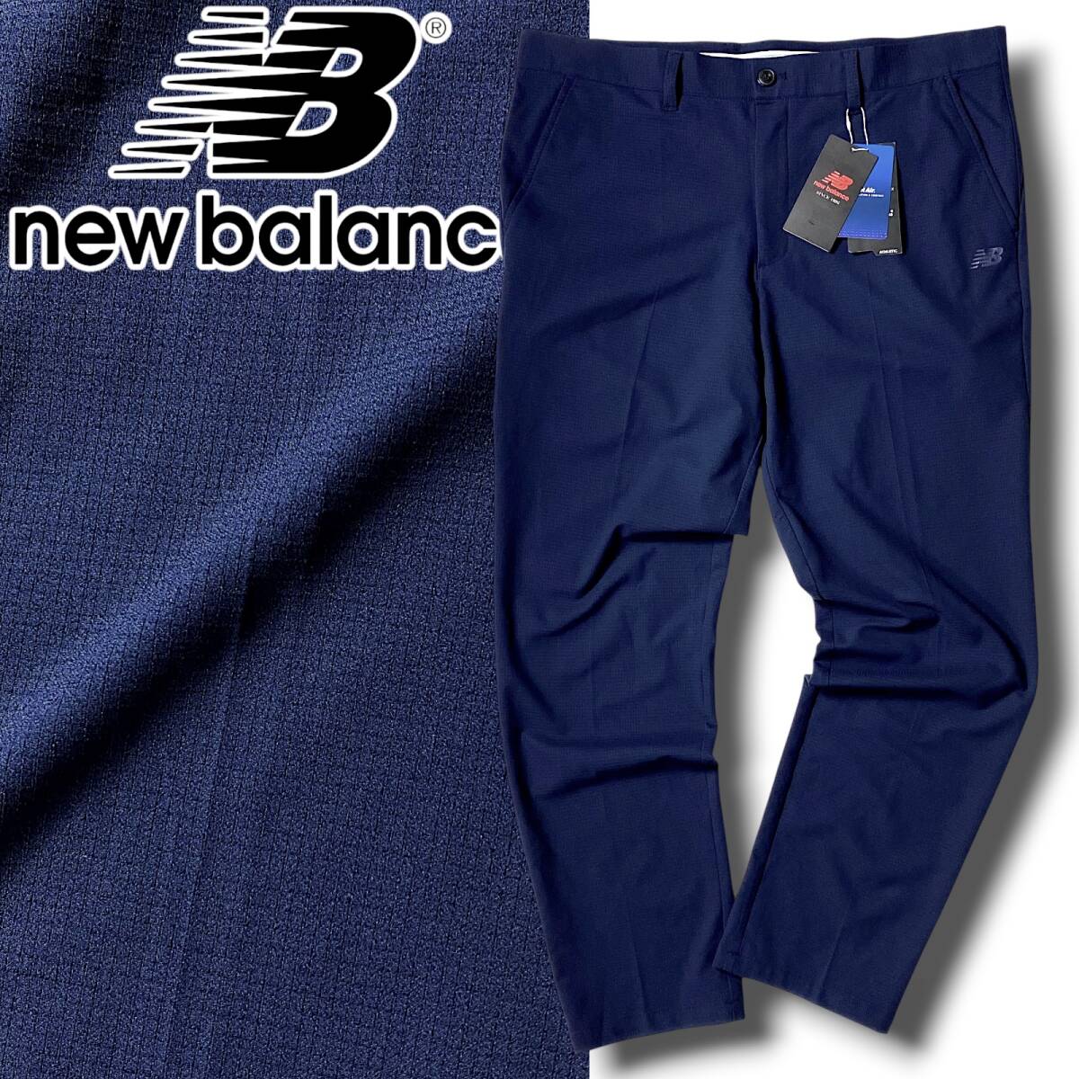 新品 new balance golf ニューバランス 定1.4万 通気性 軽量 耐久性 リップストップ ゴルフ クロップドパンツ 012-3231002 7 XXL NR-506拍卖