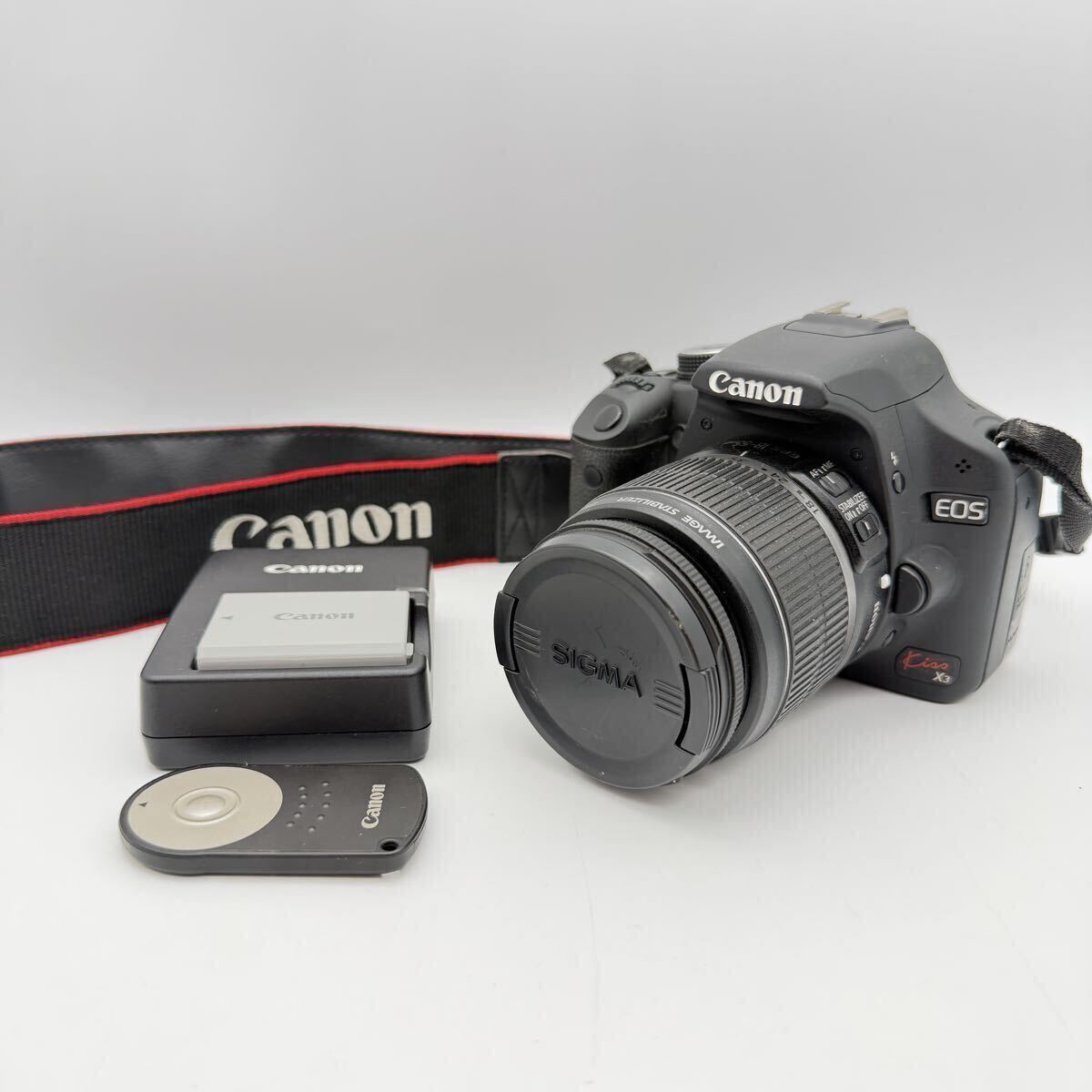 ◆ CANON デジタル一眼レフカメラ EOS Kiss X3 DS126231 レンズセット ◆ キャノン デジカメ EF-S 18-55mm拍卖