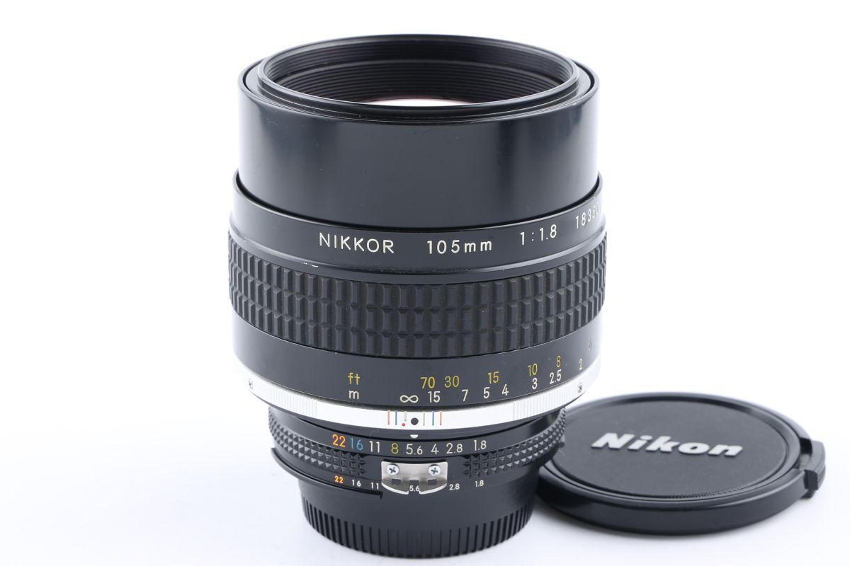 【かめらや】01534 Nikon Ai NIKKOR 105mm F1.8S Ai-S 単焦点 中望遠レンズ Fマウント拍卖