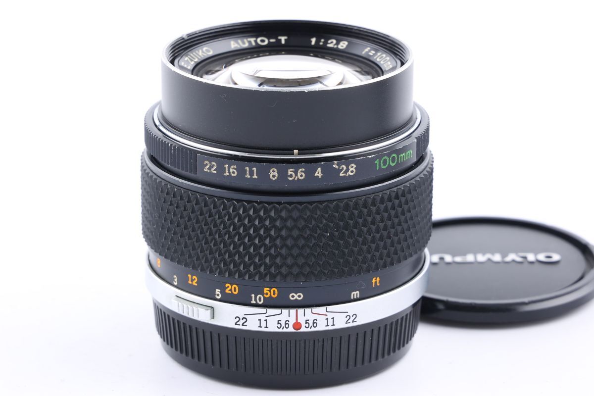【かめらや】01633 OLYMPUS E.ZUIKO AUTO-T 100mm F2.8 単焦点 中望遠レンズ OMマウント拍卖