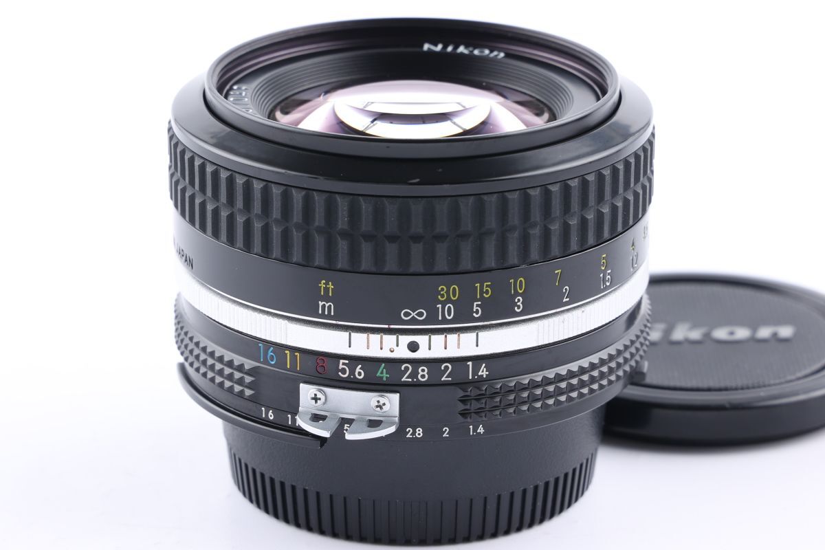 【かめらや】01673 Nikon Ai NIKKOR 50mm F1.4 単焦点 標準レンズ Fマウント拍卖