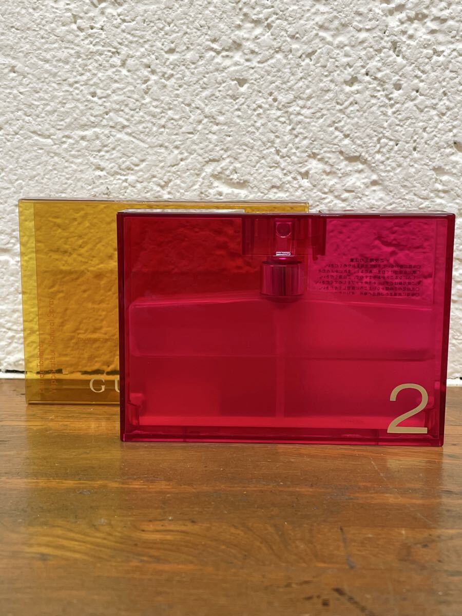 【12976.0812A】☆中古保管品☆GUCCI グッチ rush2 ラッシュ2 オードトワレ 50ml 残量約5割 香水 フレグランス拍卖