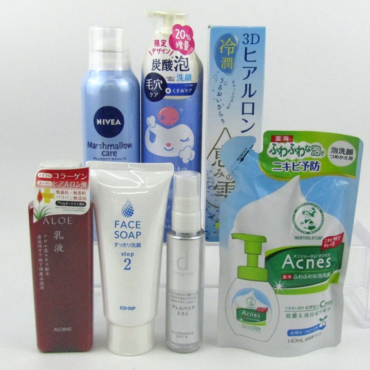 dプログラム ニベア メンソレータム他 洗顔料 乳液など 7点セット 未使用 コスメ まとめて 大量 同梱不可 TA レディース拍卖