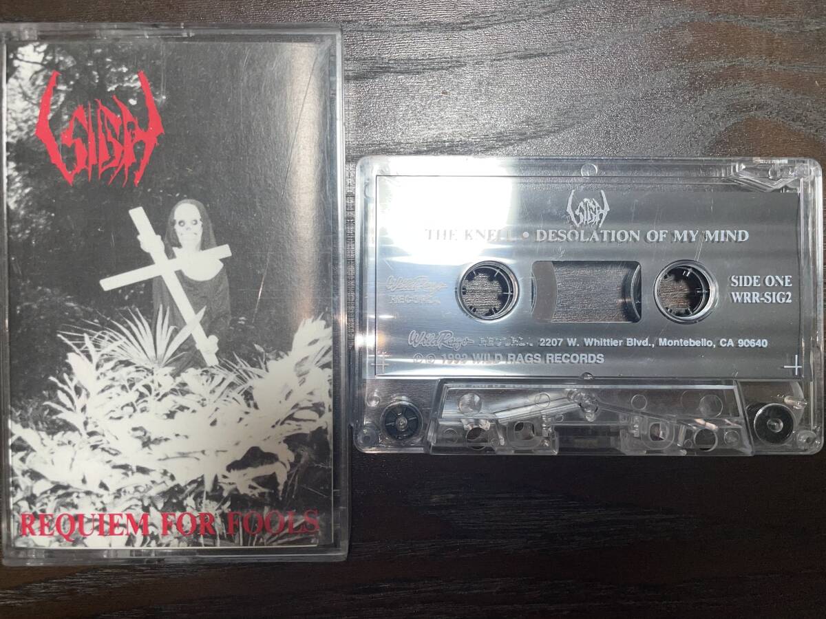 Sigh Requiem for Fools 1992 Wild Rags Records Cassette Tape WRR-SIG2 サイ カセット 1992年オリジナル盤 Black Metal ブラックメタル拍卖