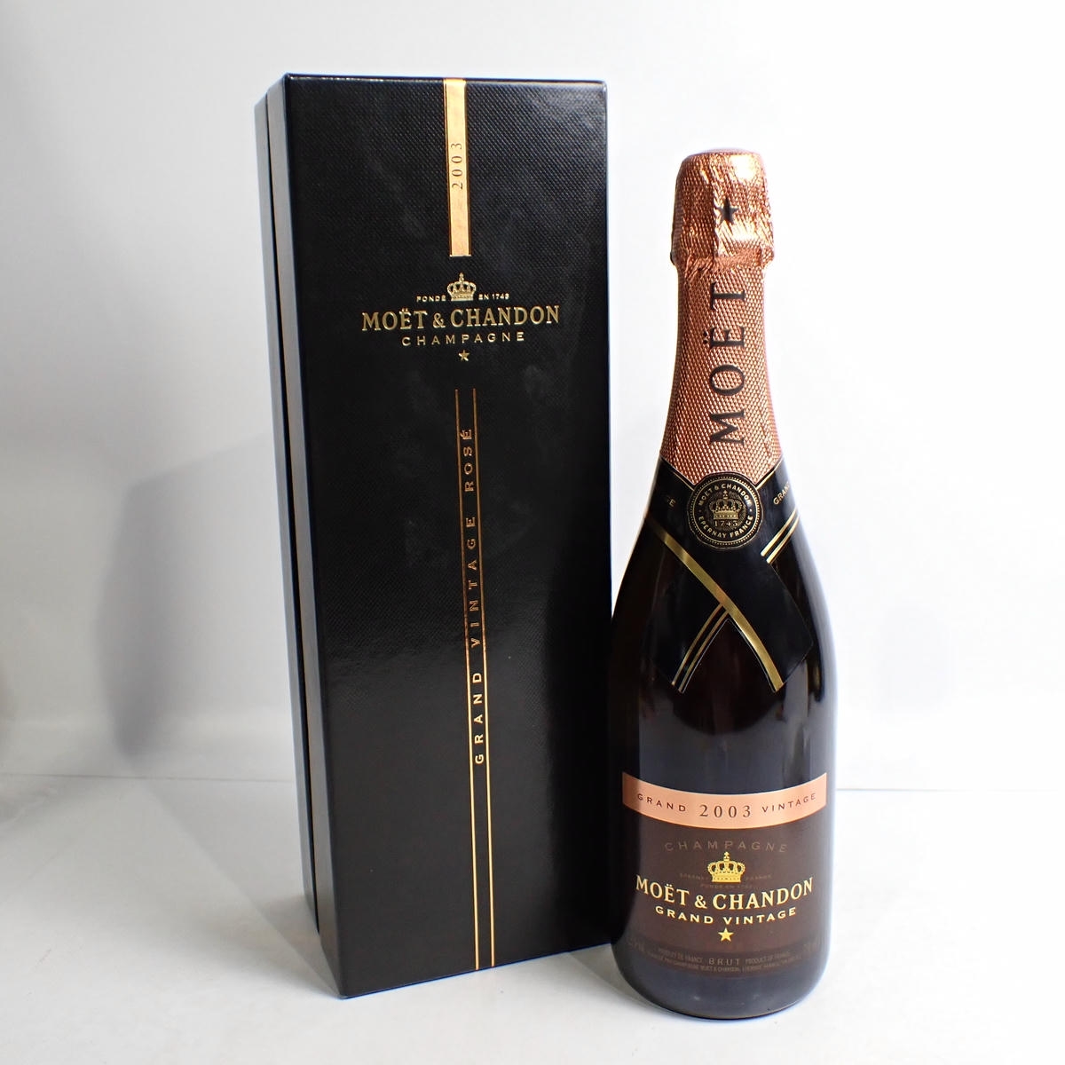 MOET&CHANDON(モエ エ シャンドン)グランド ヴィンテージ ロゼ 2003 12.5% 750ml X26G220005拍卖
