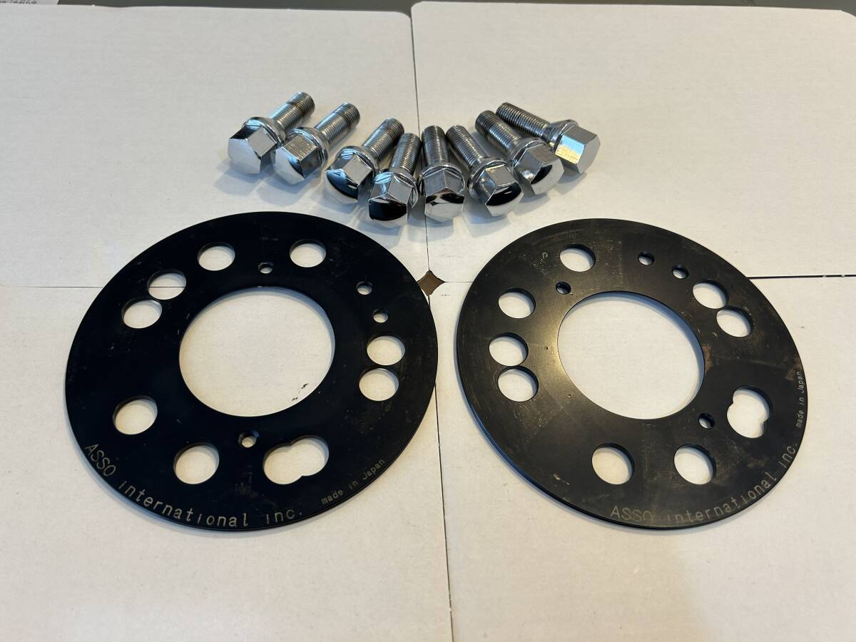 アバルト 500 595 695 フィァット500 スペーサー3mm ボルト付き拍卖