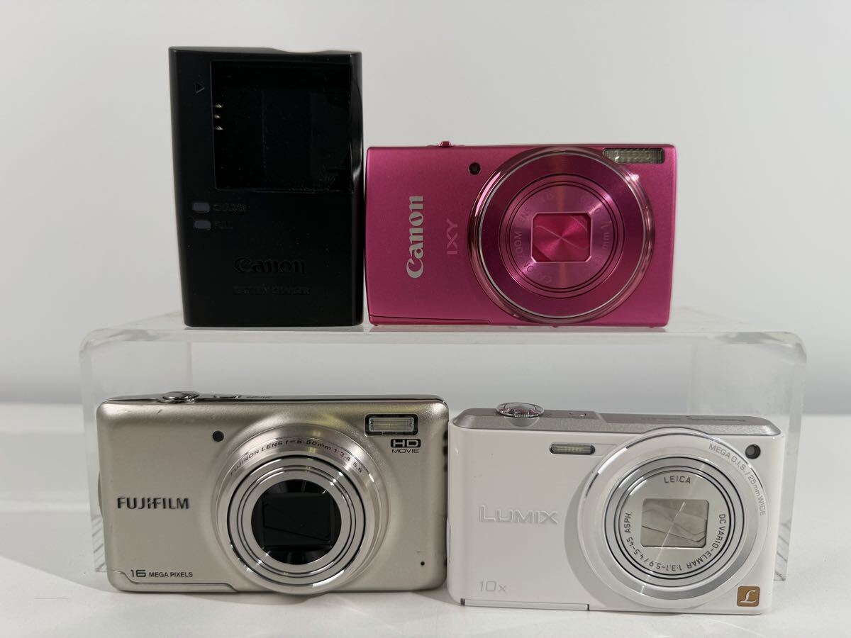 【8/164EL】Canon IXY 140 Panasonic LUMIX SZ3 FUJIFILM finepix T400 コンパクトデジタルカメラ デジカメ カメラ ジャンク拍卖