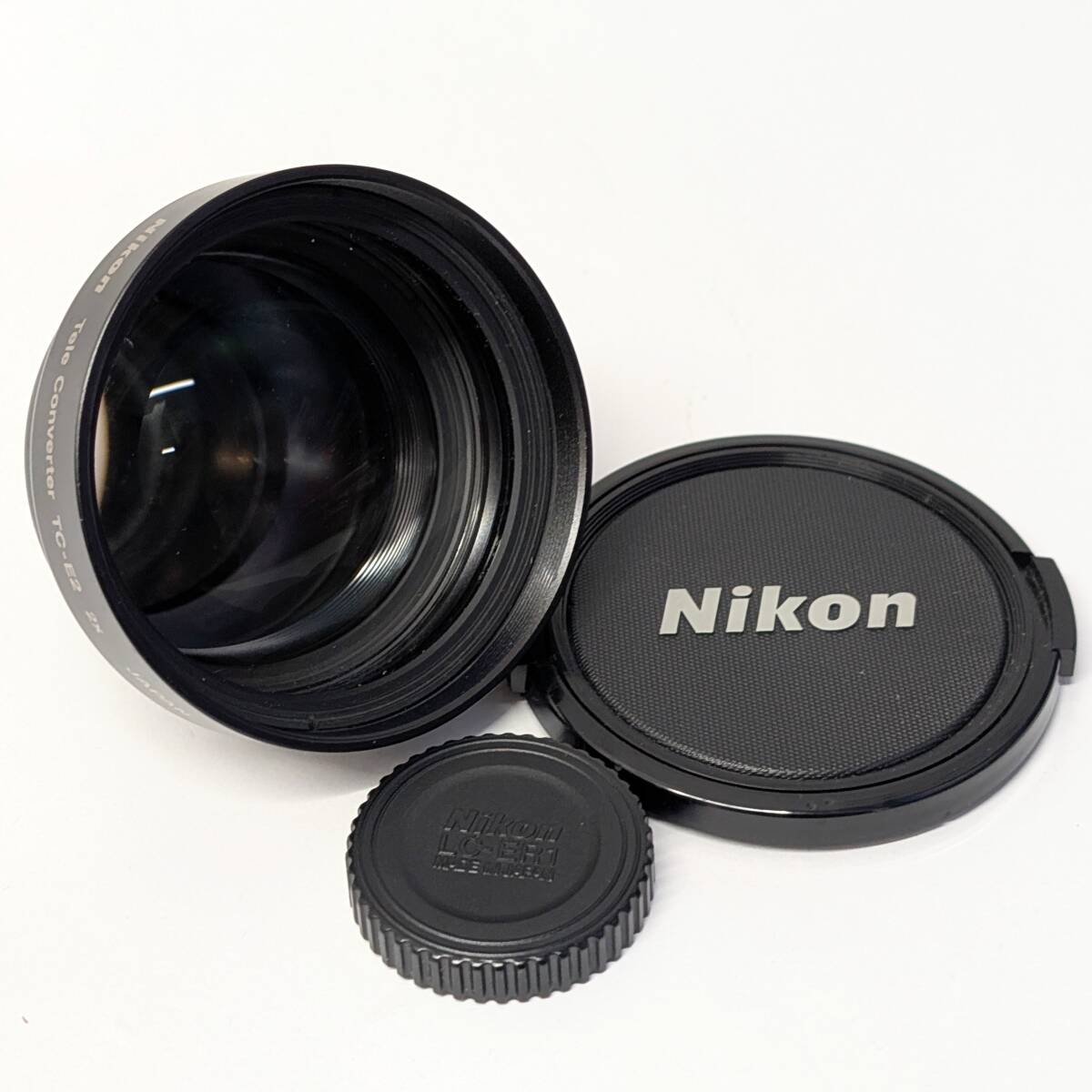 Z-26071V Nikon/ニコン Tele Converter TC-E2 テレコンバーター コンバージョンレンズ リアキャップ(LC-ER1)付 アクセサリー パーツ 現状品拍卖