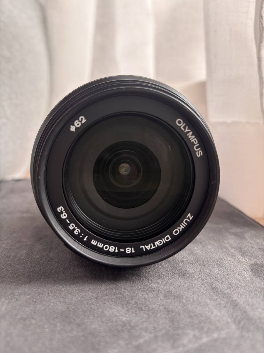 【美品】OLYMPUS ZUIKO DIGITAL ED 18-180mm F3.5-6.3(前玉くもりあり)Kenkoフィルター付き/フォーサーズ拍卖