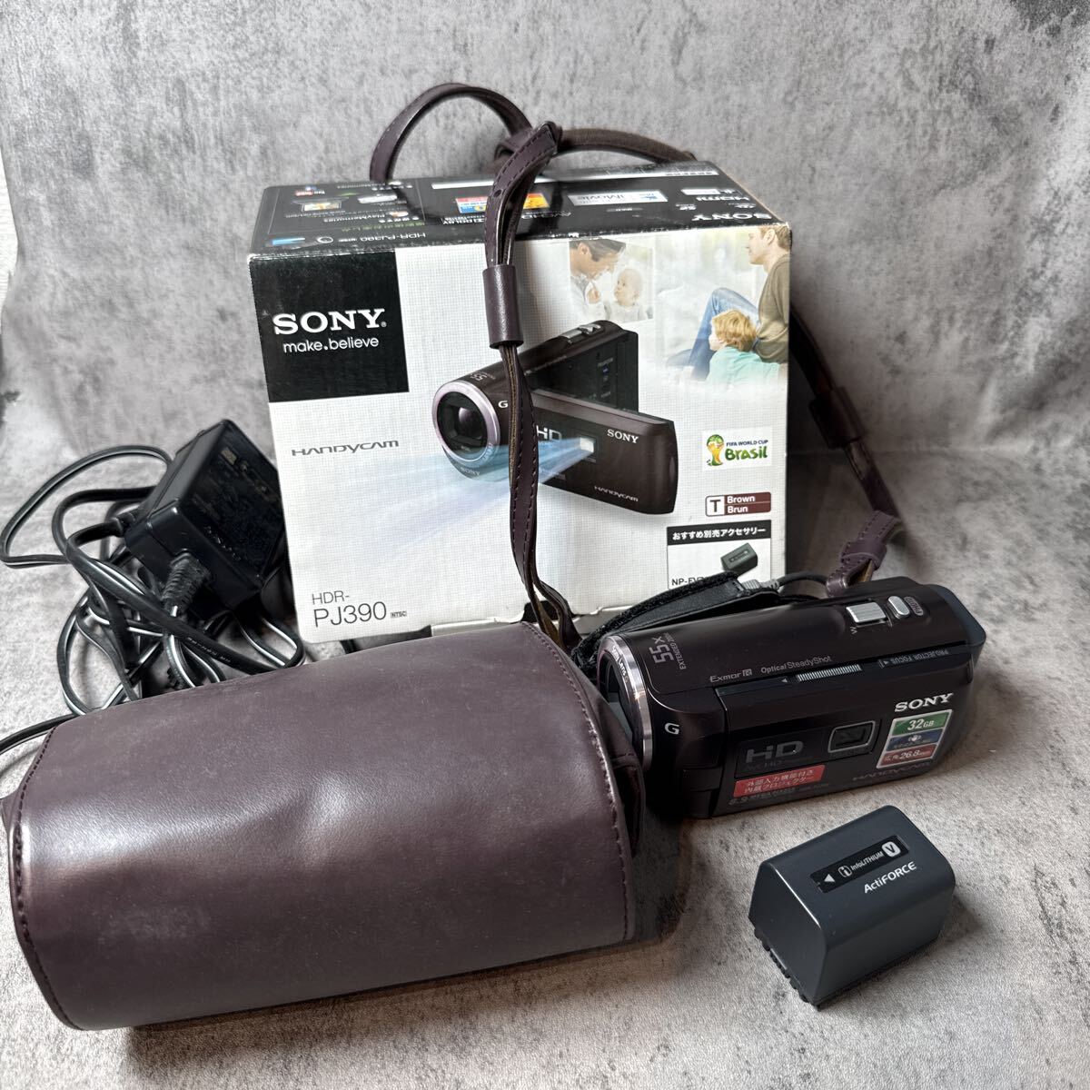 SONY HDR-PJ390 Handycam デジタルビデオカメラ ソニー バッテリー カバー付 ハンディカム ビデオカメラ拍卖