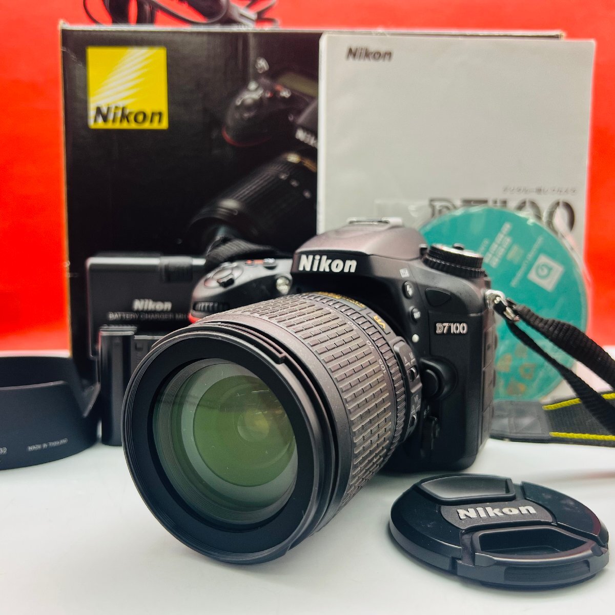K02 Nikon D7100 AF-S DX NIKKOR 18-105mm F3.5-5.6 G ED VR デジタル一眼レフカメラ 動作品 ニコン拍卖