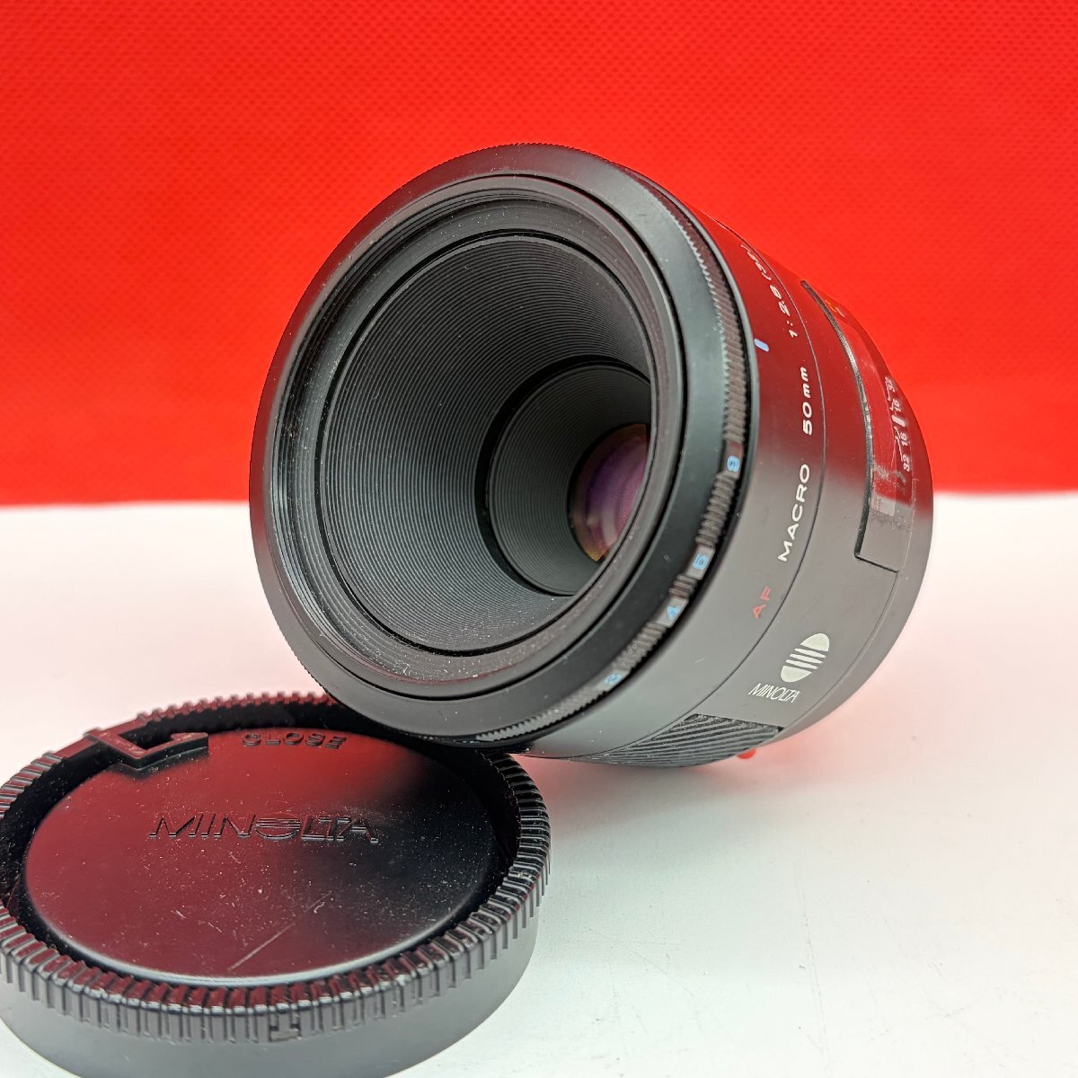 R10 MINOLTA AF LENS MACRO 50mm F2.8(32) カメラ レンズ 動作品 ミノルタ拍卖