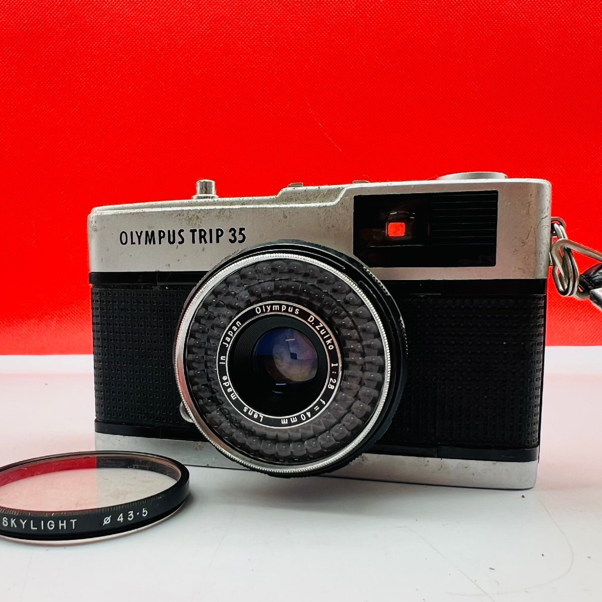 K520 OLYMPUS TRIP 35 D.Zuiko F2.8 40mm コンパクトフィルムカメラ 現状品 オリンパス拍卖