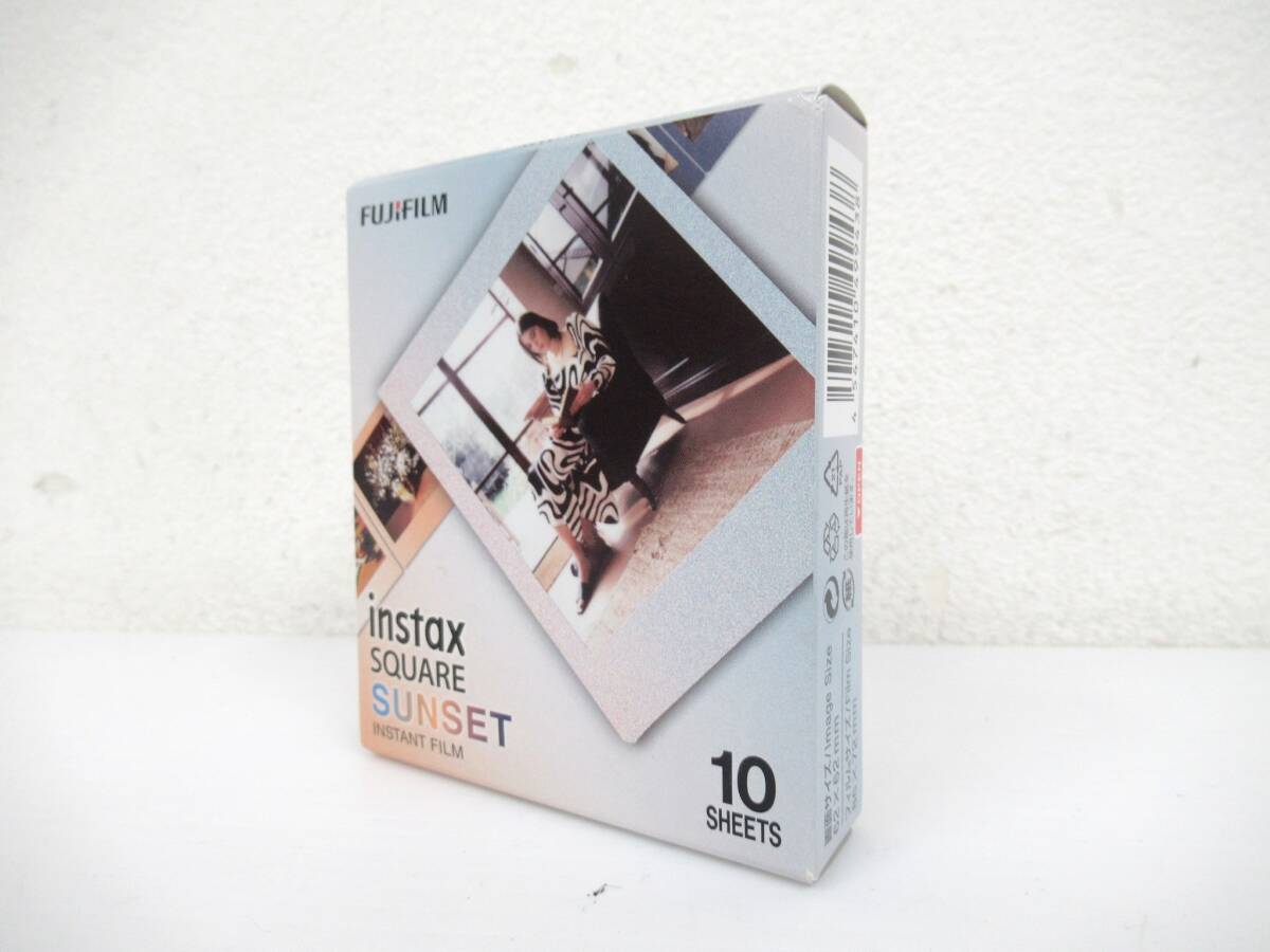 【FUJIFILM/富士フイルム】未②14//instax SQUARE SUNSET INSTANT FILM 10SHEETS/インスタントフィルム/10シート拍卖