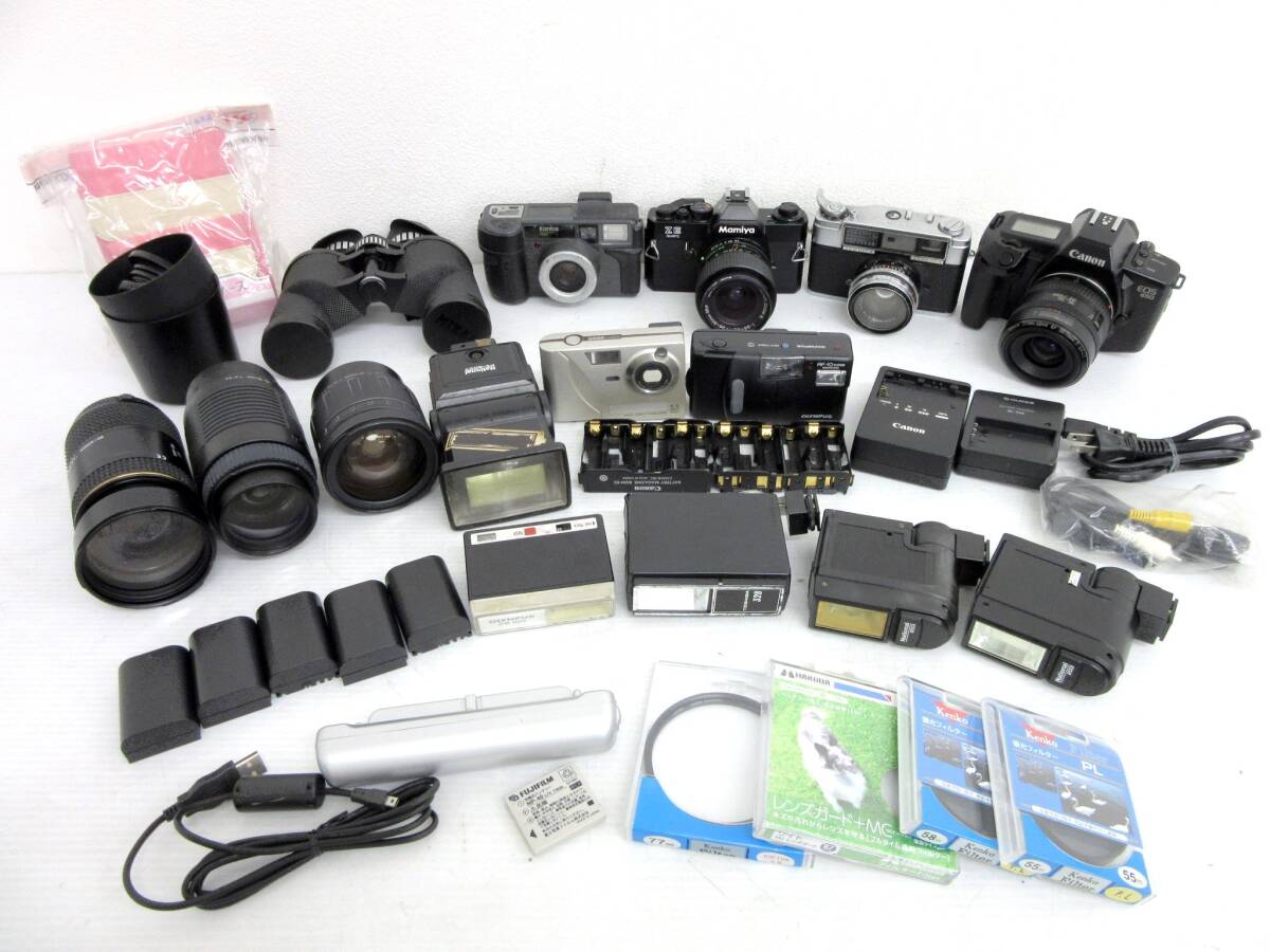【CANON/KONICA/MAMIYA/YASHICA他】未⑥45//カメラ、レンズ、アクセサリー等まとめ拍卖