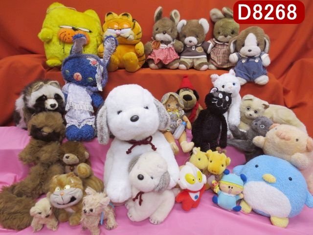 D8268L レトロ うめ吉 ハンドメイド オヨヨ フリッカ HANSA GUND 童心 サン・アロー 他希少ぬいぐるみおまとめ拍卖