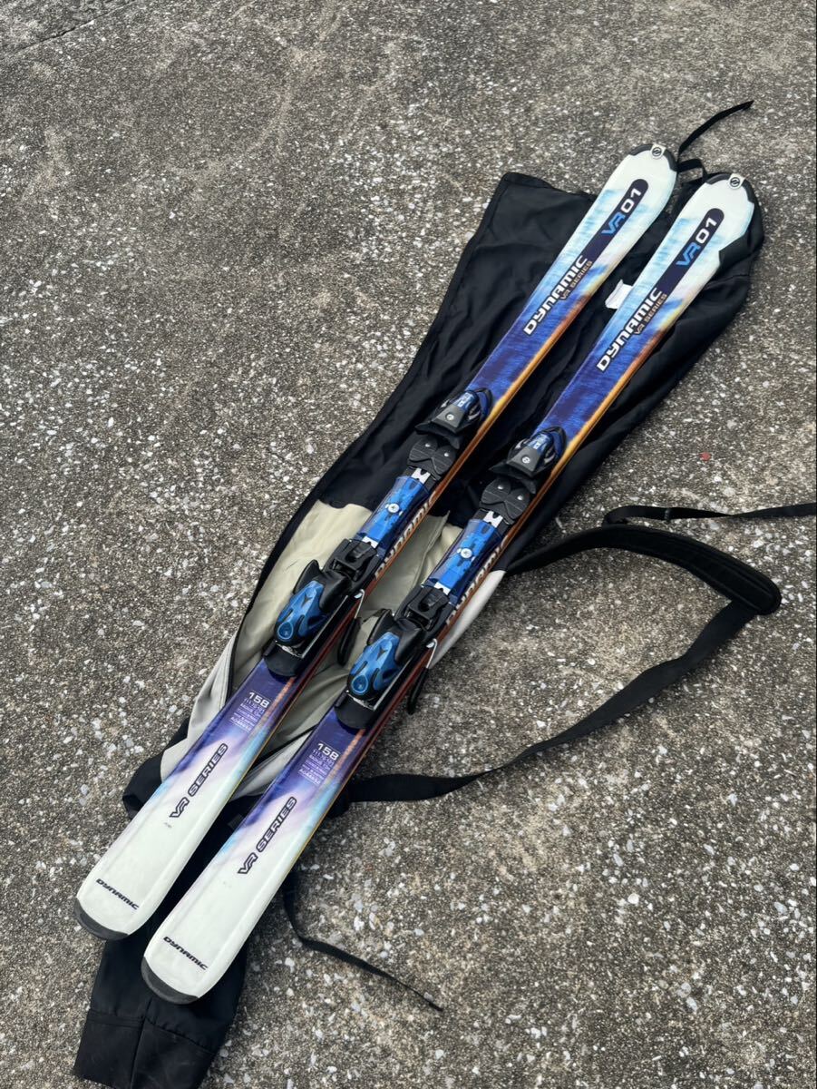 【1597】dynamic vr01 vr series 158cm KIZAKI ATOMIC スキー ストック ビンディング セット ダイナミック アトミック キザキ引き取り歓迎拍卖