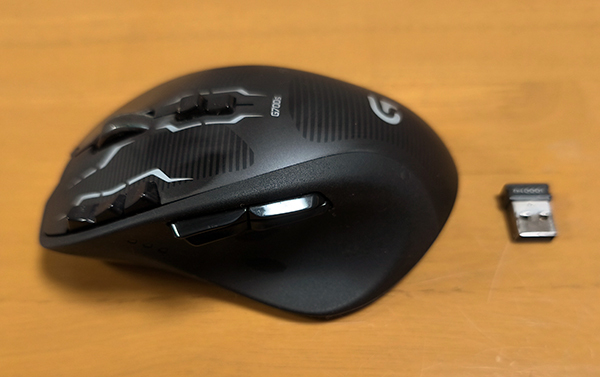 ロジクール Logicool 充電式 ワイヤレス ゲーミングマウス G700s 動作確認済 ワイヤレスレシーバ付き USB ブラック PC周辺機器 マウス拍卖