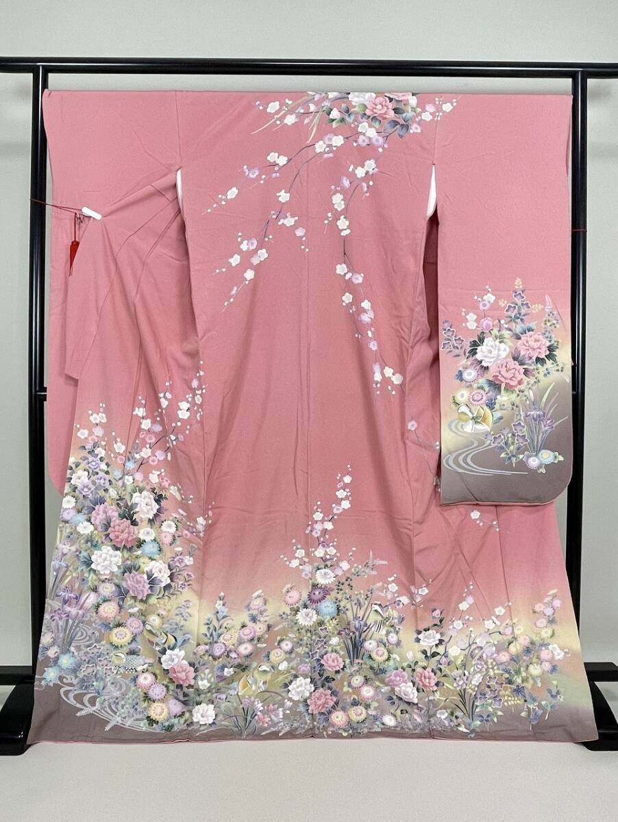 IROHA◆振袖◇【tc8168】成人式 卒業式◆正絹【中古】【加賀調】拍卖