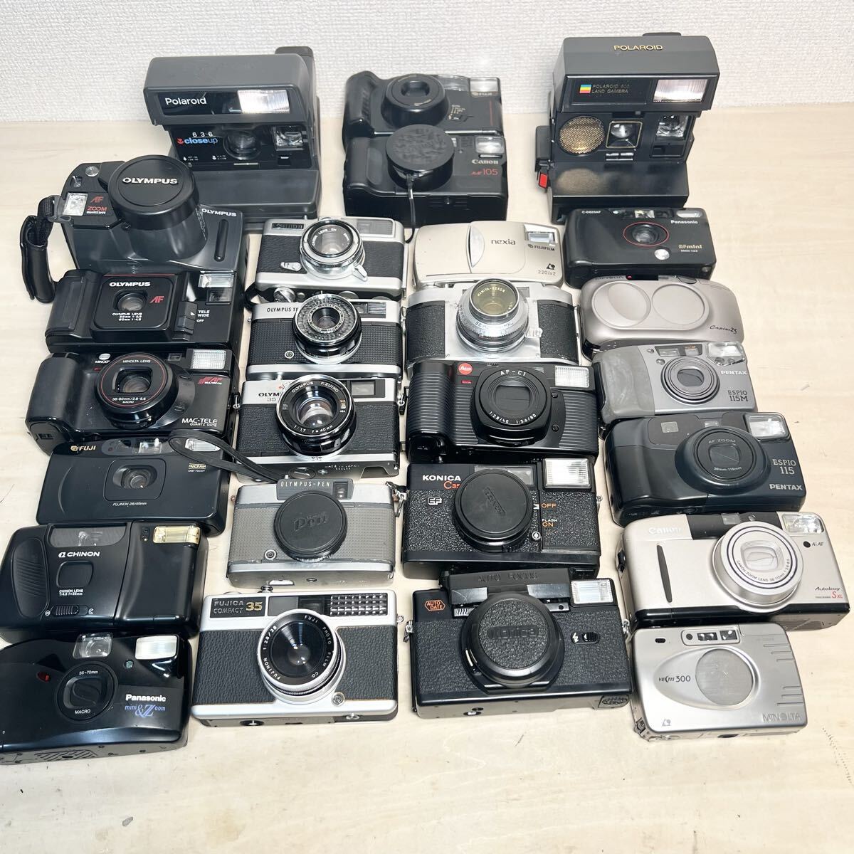【1円スタート】Leica AF-C1 Canon Demi/Autoboy OLYMPUS Trip35 PENTAX ESPIO POLAROID コンパクト大量まとめ ジャンク拍卖
