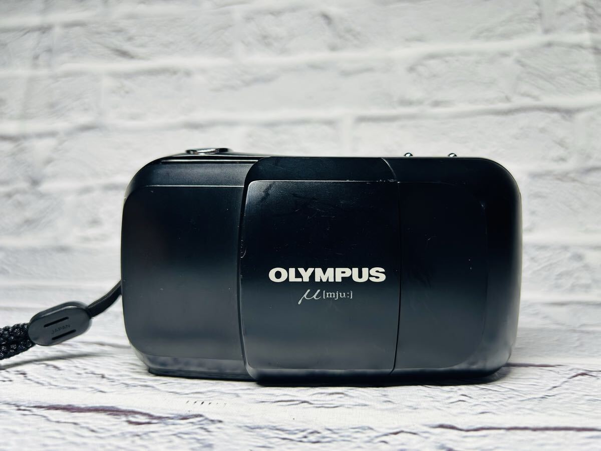 初代 OLYMPUS オリンパス μ mju ブラック拍卖