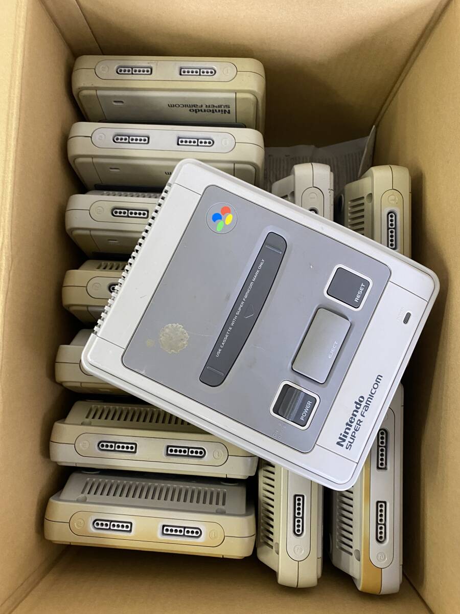 スーパーファミコン SFC 本体 約12台セット 動作未確認 ジャンク 大量 まとめ売り Nintendo 【y1-526/0/0】拍卖