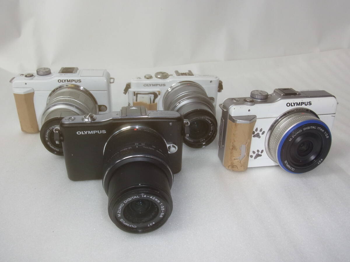 7031 OLYMPUS ミラーレス一眼カメラ 4点セット ジャンク品拍卖