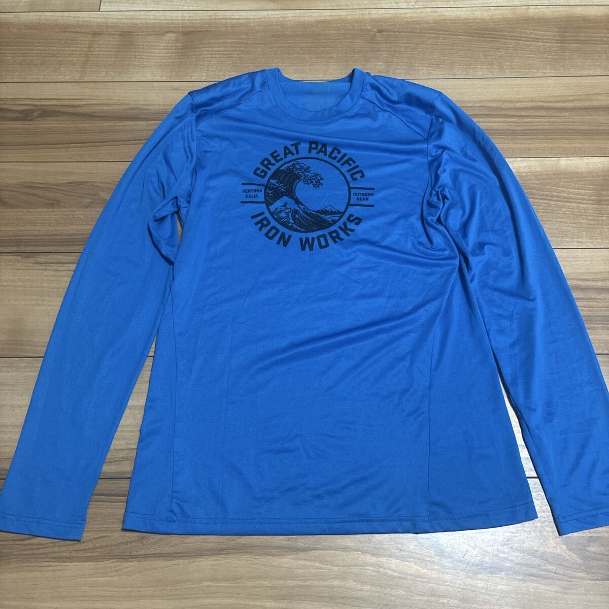 patagonia パタゴニア パタゴニアサーフp6 キャプリーン1 ラッシュガード葛飾北斎グレートパシフィックブルー Sサイズ 美品拍卖