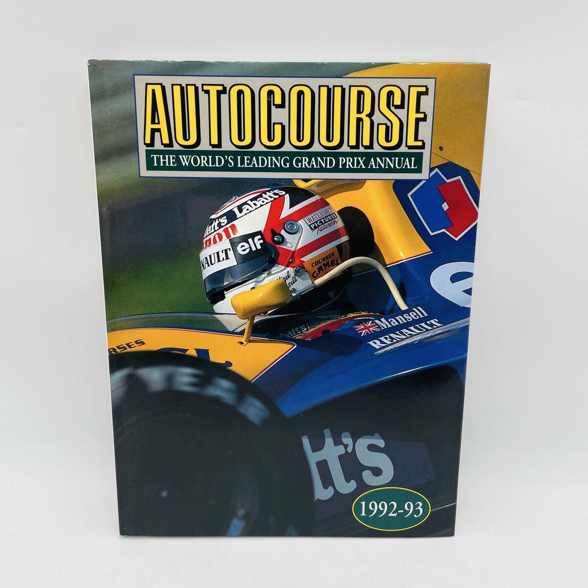 F1年鑑 Autocourse 1992-93 洋書 マンセル王座 オートスポーツ 洋書 F1拍卖