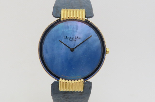 1円~【動作品】Christian Dior クリスチャンディオール 47 153-3 バギラ GP シェル文字盤 クオーツ 腕時計 7-9-1拍卖