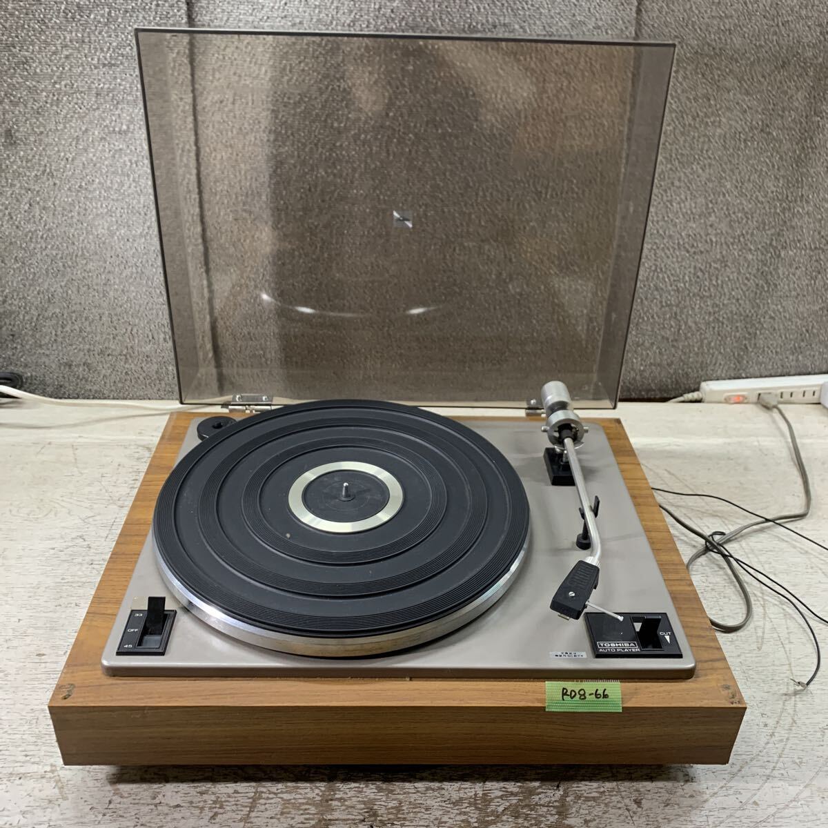 RD8-66 激安 レコードプレーヤー TOSHIBA SX-100 STEREO SYSTEM RECORD PLEYER 簡易動作確認済み 中古現状品 ※3回再出品で処分拍卖