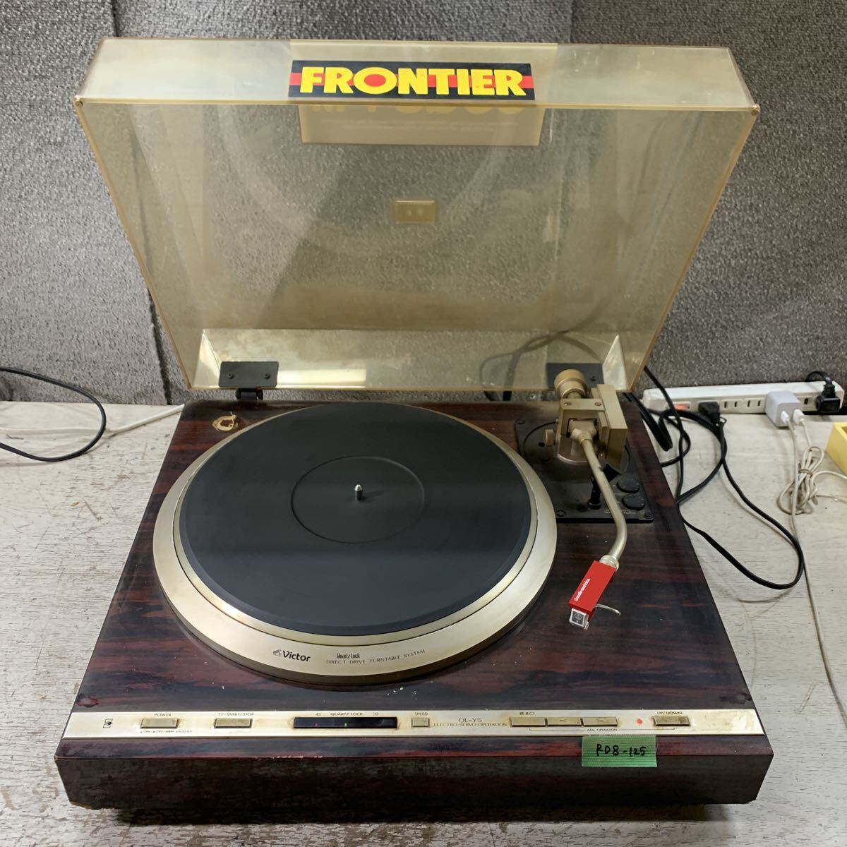 RD8-125 激安 レコードプレーヤー VICTOR QL-Y5 STEREO RECORD PLEYER 簡易動作確認済み 中古現状品 ※3回再出品で処分拍卖