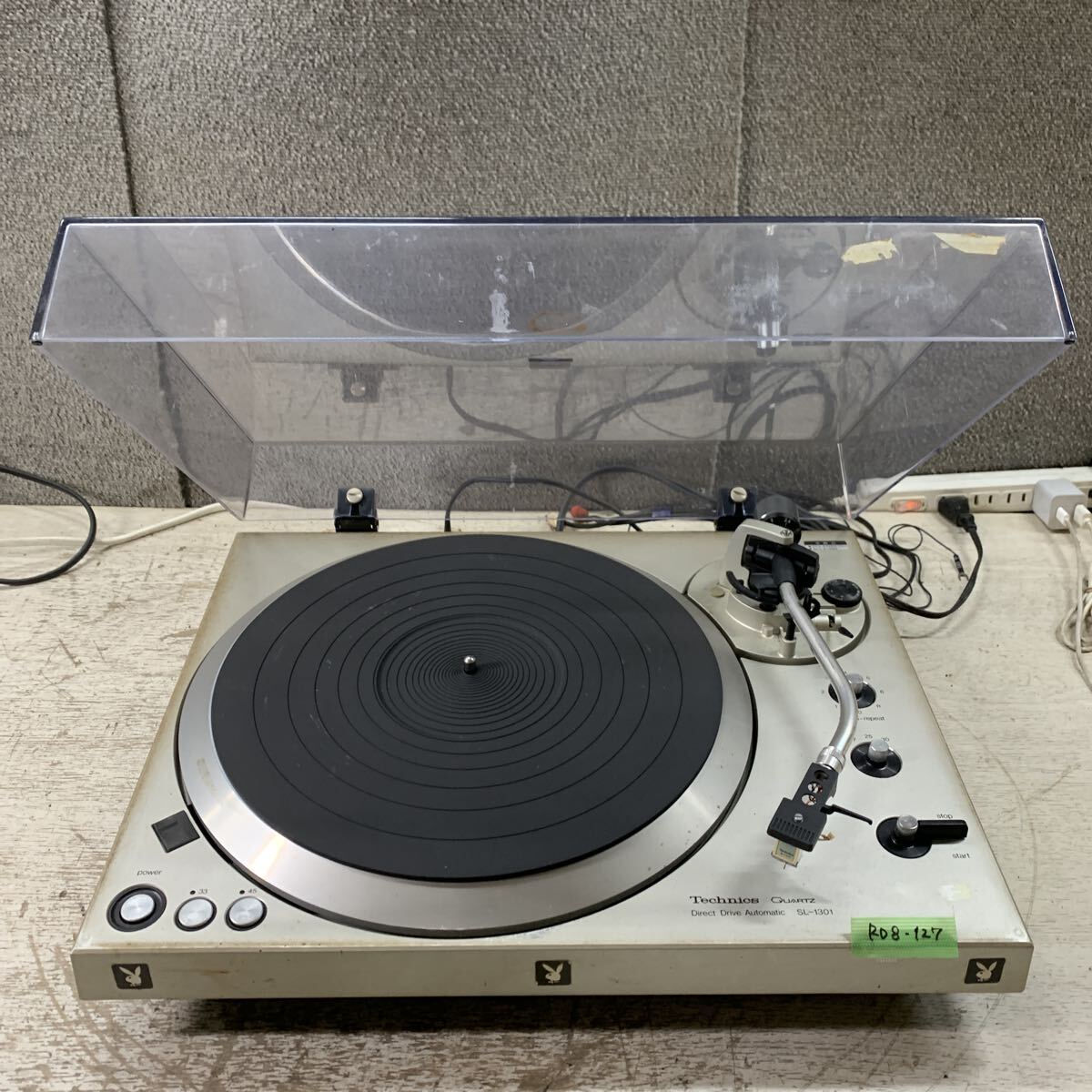 RD8-127 激安 レコードプレーヤー TECHNICS SL-1301 DIRECT DRIVE AUTOMATIC 通電NG 中古現状品 ※3回再出品で処分拍卖