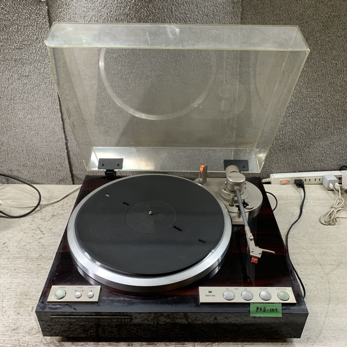 RD8-163 激安 レコードプレーヤー VICTOR QL-Y44F STEREO RECORD PLEYER 簡易動作確認済み 中古現状品 ※3回再出品で処分拍卖