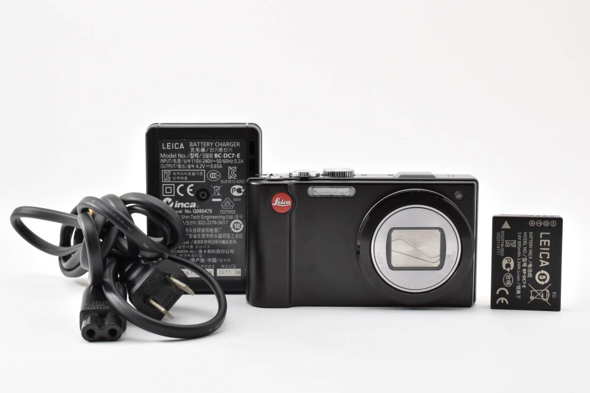 動作確認済 充電器付 Leica V-LUX 30 ブラック フラッシュOK ズーム動作良好 ライカ コンパクトデジタルカメラ拍卖