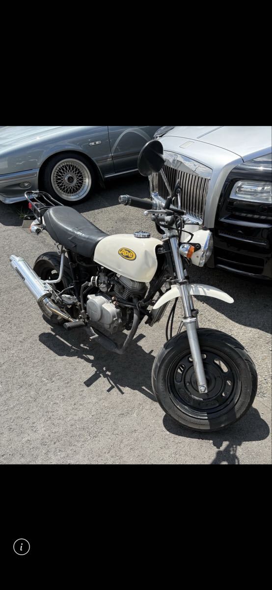 ホンダ エイプ50 ホワイト カスタム車 原付 バイク 旧車 埼玉即引き取り可能拍卖