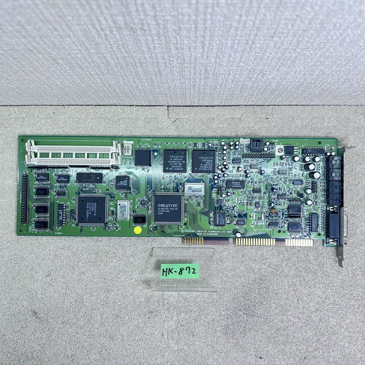 【お盆値下げ】【HK-872】Creative AWE32 CT3990 EMU8000 ASP SIMM ISA 都市鉱山 取り外し品 現状品拍卖